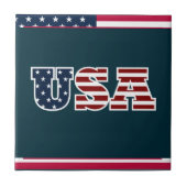 USA Keramik Tile Fliese (Vorderseite)