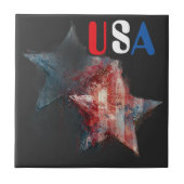 USA Keramikfliese (Vorderseite)