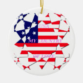 USA KERAMIKORNAMENT (Vorne)