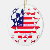 USA KERAMIKORNAMENT (Links)