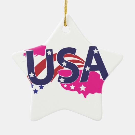 USA KERAMIKORNAMENT (Vorne)