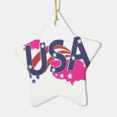 USA KERAMIKORNAMENT (Links)