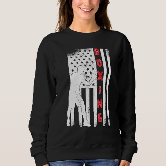 USA kick boxing, US boxing, America kickboxer, Ame Sweatshirt (Vorderseite)