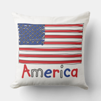 USA - KIDS-Flagge Kissen