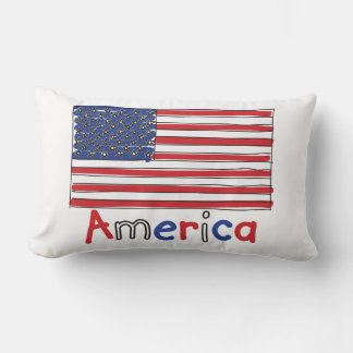 USA - KIDS-Flagge Lendenkissen