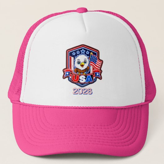 USA Kinder Truckerkappe (Vorderseite)