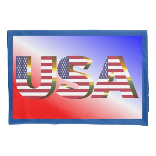 USA KISSENBEZUG (Vorderseite-Links)