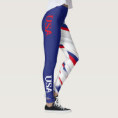 USA klassisch bunt Leggings (Rechts)