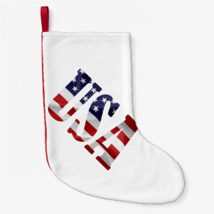 USA KLEINER WEIHNACHTSSTRUMPF