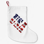 USA KLEINER WEIHNACHTSSTRUMPF (Vorderseite)