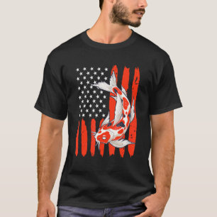 Usa Koi Karpfen Koi Teich Fisch Teich 1 T-Shirt