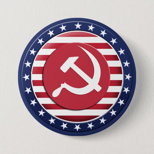 USA-Kommunismus Button (Vorderseite)