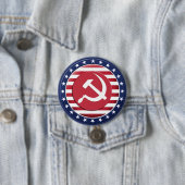 USA-Kommunismus Button (Beispiel)