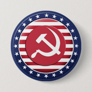 USA-Kommunismus Button