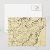 USA-Kontur Postkarte (Vorne/Hinten)