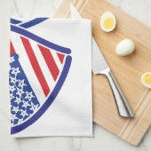 USA Kuba Liebe Hearts Handtuch (Viertel Falte)