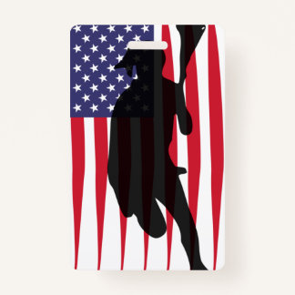 USA Lacrosse unlimited America flagge lax player T Ausweis