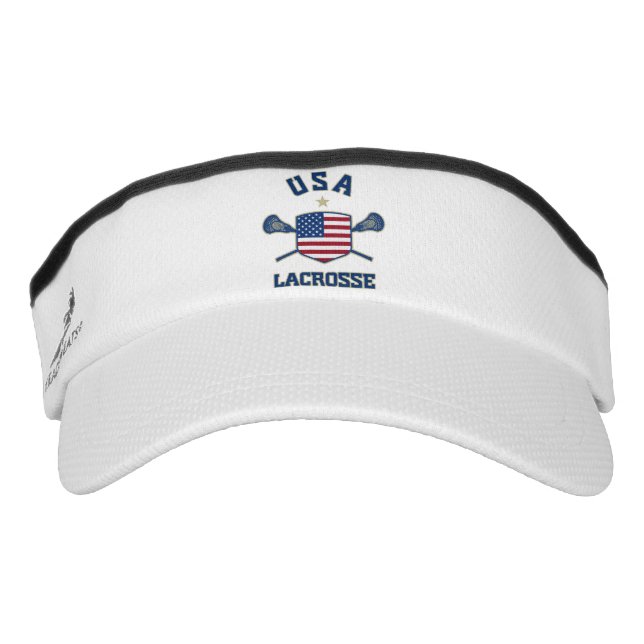USA Lacrosse Visor Hat (Vorderseite)