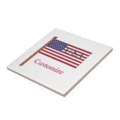 USA Landesflagge Thunder_Cove Fliese (Seite)
