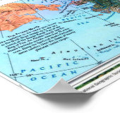 " USA: Landschaftskarte für Physik ... Poster (Ecke)