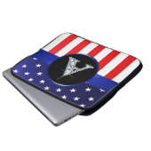 USA LAPTOPSCHUTZHÜLLE (Vorne Knopf)