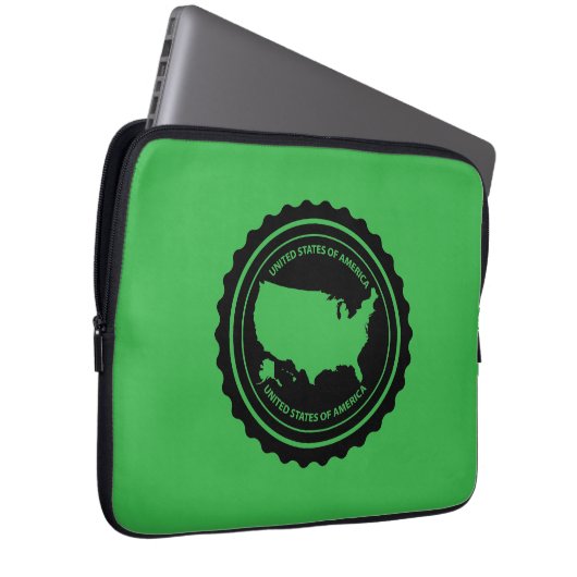 USA LAPTOPSCHUTZHÜLLE (Vorne Rechts)