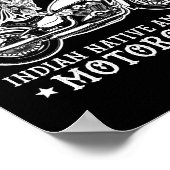 USA Legendäre Motorräder Indische LandKrafträder Poster (Ecke)