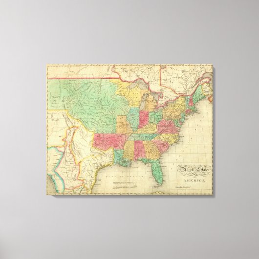 USA LEINWANDDRUCK (Vorderseite)