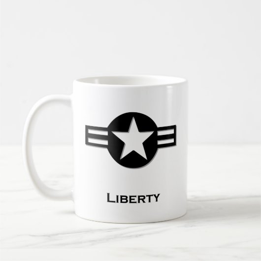 USA Liberty Black Kaffeetasse (Links)
