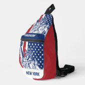 USA Liberty individuelle Name Crossbody Bag (Rechte Ecke)