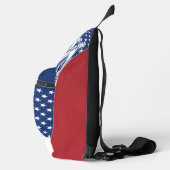 USA Liberty individuelle Name Crossbody Bag (Rechts)