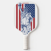 USA Liberty individuelle Name Pickleball Schläger (Vorderseite)