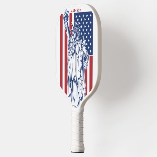 USA Liberty individuelle Name Pickleball Schläger (Links)