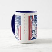 USA Liberty individuelle Name Tasse (Vorderseite Links)