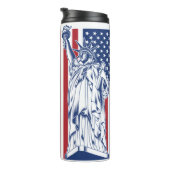 USA Liberty individuelle Name tumbler Thermosbecher (Nach rechts gedreht)