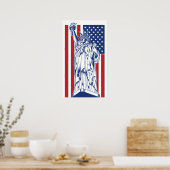 USA Liberty Poster (Küche)