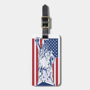 USA Liberty Zollgepäck Gepäckanhänger