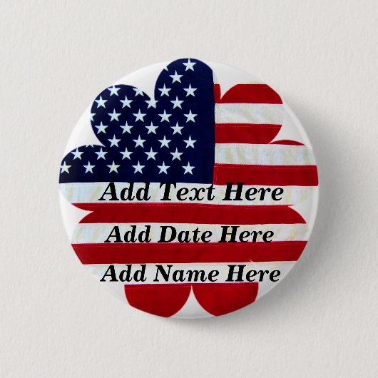 USA-Liebe Button (Vorderseite)