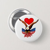 USA Liebe_ Button (Vorne & Hinten)