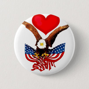 USA Liebe_ Button