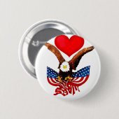 USA Liebe_ Button (Vorne & Hinten)