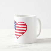USA-Liebe Kaffeetasse (VorderseiteRechts)