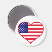 USA-Liebe Magnet (Vorderseite/Rückseite)
