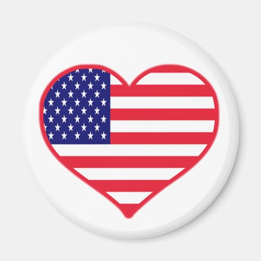 USA-Liebe Magnet (Vorne)
