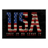 USA Liebe oder Verlass Poster (Vorderseite)