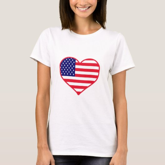 USA-Liebe T-Shirt (Vorderseite)