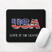 USA-Liebe verlässt es oder es Mousepad (Mit Mouse)