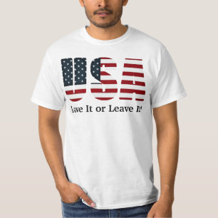 USA-Liebe verlässt es oder es! T-Shirt