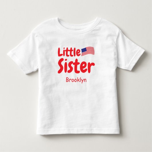 USA Little Sister T - Shirt (Vorderseite)