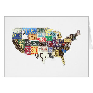 USA-Lizenz-Teller Vintage Anmerkung
